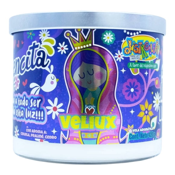 Vela Aromática Distroller 420 g Ciruela Praliné y Cedro Multicolor