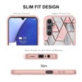 thumbnail image 3 of Tekcoo Shockproof Soft TPU Bumper Rugged Protective Case Samsung Galaxy A14 5G (6.6") Rose Marble, 3 of 8