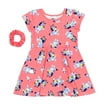 Bluey Birthday Outfit: Little Girls Skater Dress and Scrunchie, Toddler ...