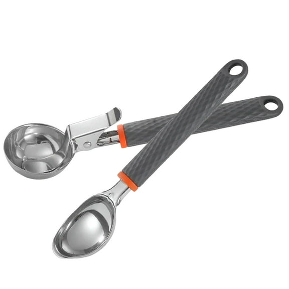 OFFIGAM 2-Pack Silicone Fruit Scooper Set for Home Use, Melon Baller Scoop Tool for Fruits and Vegetables