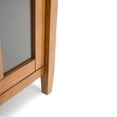thumbnail image 3 of Simpli Home Warm Shaker 32 inch Wide Solid Wood Transitional Low Storage Cabinet in Light Golden Brown, 3 of 9