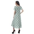 thumbnail image 3 of Moomaya Robes d'Été pour Femmes Imprimées Grande Taille en Coton Flex Robes pour Dames, 3 of 5