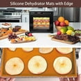 thumbnail image 3 of Mistaha 4 Pack Silicone Dehydrator Sheets with Edge - Non-stick Silicone Mats Compatible with Cosori Reusable Food Dehydrator Trays, Silicone Tray Liner for Fruit, Meat, Herbs and Vegetable, 3 of 6