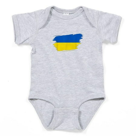 

CafePress - Ukraine Flag Ukrainian Ukraine Pride Hea Body Suit - Cute Infant Bodysuit Baby Romper - Size Newborn - 24 Months