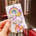 thumbnail image 2 of Children Girls Colorful Hair Clips Set Cartoon Band Hair Accessories Headbands, 2 of 9