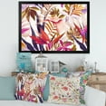 thumbnail image 3 of Designart 'VIntage Tropical Flowers III' Traditional Framed Art Print, 3 of 4