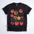 thumbnail image 2 of Tomato Garden Print T-Shirt, Whimsical Cottagecore Vegan Botanical Graphic Tee, Garden Lover Gift, 2 of 3