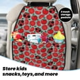 thumbnail image 5 of Kdxio Cute Tomato Print 2 Pack Car Kick Mat Seat Cover Back Protector Mat with Pockets for Organizer Backseat Protector and Storage Anti Kick Pad for Vehicles, 5 of 9