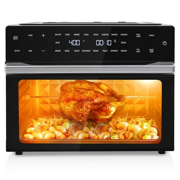 Aeitto 32 QT Large Air Fryer Ovens, Rotisserie Oven with Dehydrator, 19-in-1 Convection Toast Countertops Oven Combo, 6 Accessories