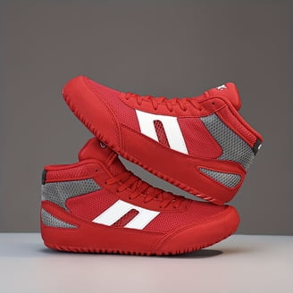 adidas gazelle silver green womens adidas Mat Wizard 5 Red Grey White Wrestling Shoes FZ5382 9.5