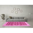 thumbnail image 3 of Ahgly Company Indoor Rectangle Oriental Pink Traditional Area Rugs, 7' x 10', 3 of 4