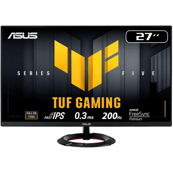 (Open Box) ASUS VG279Q5R Gaming Monitor, 27-Inch IPS Display, 165Hz Refresh Rate, Adaptive Sync, Black
