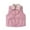Pink, variant on Cethrio Girls Puffer Vests with Buttons, Thermal Lightweight Sleeveless Lapel Collar Winter Outerwear Vests Pink Size 7-8