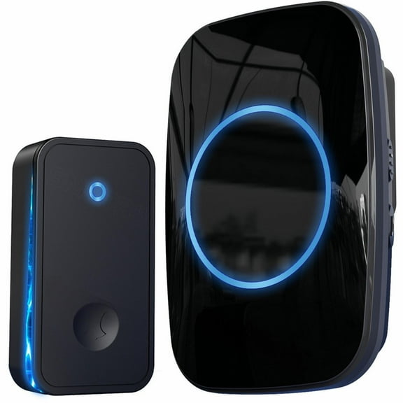 Clearance! Self Powered Wireless Household Doorbell AC Musical Chime & Elderly Call (Battery )