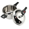 thumbnail image 1 of Pressure Cooker, Stainless Steel Pressure Cooker Fast Cooking Energy Efficient Slow Rice Cooker with Anti Clogging Cover Kitchen Cookware for Commercial or Home Use, 1 of 8