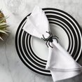 thumbnail image 4 of All Saint's Day Napkin Rings Set of 4, Diamonds Spider Napkin Ring for Table Setting, Halloween Decorations, Table Decor, Home Decor (Black Spider), 4 of 6