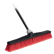 Freudenberg O-Cedar Maxi Lok Push Broom Rough Surface - 24 Inch, Red — Residential Use, Standard Application
