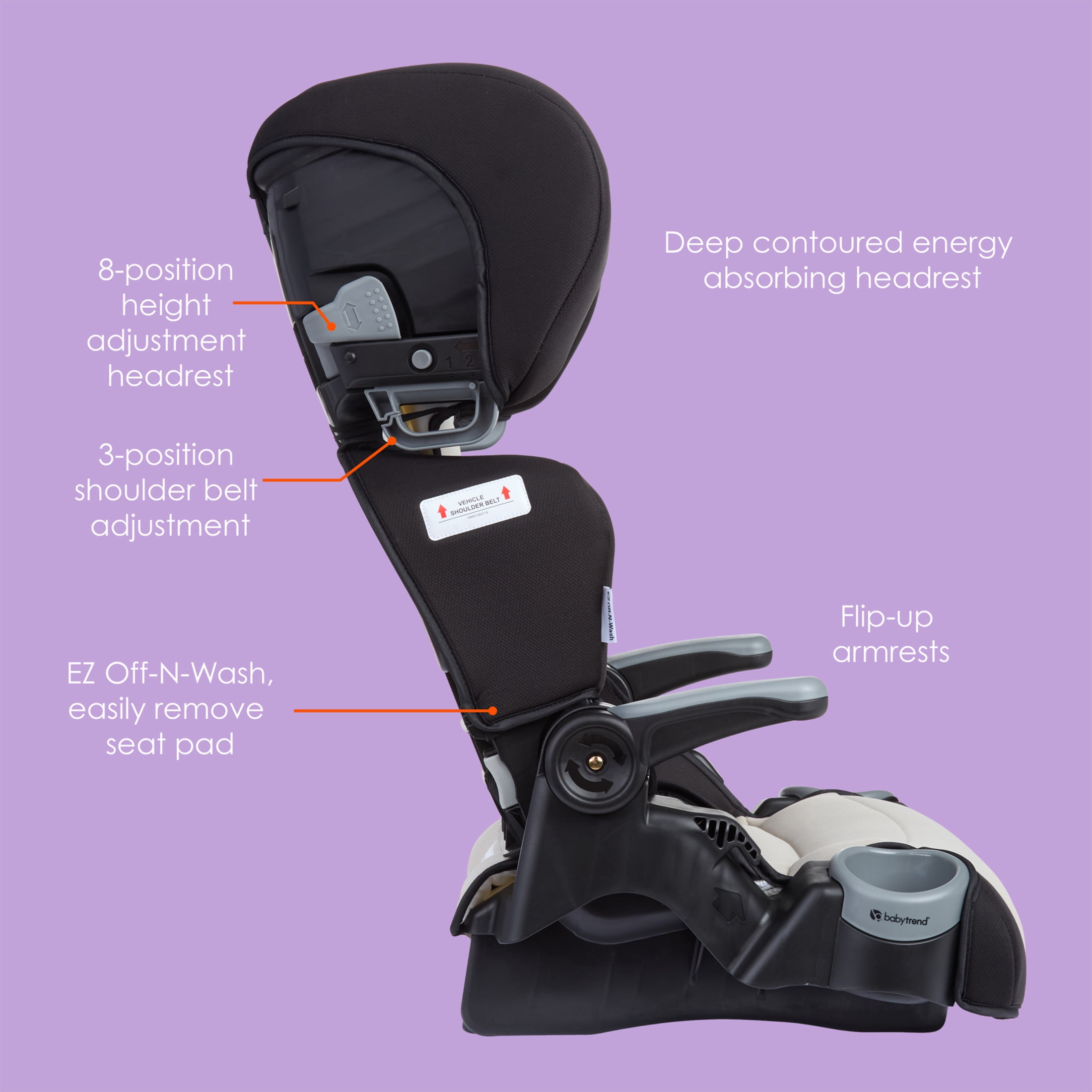Baby Trend PROtect 2-in-1 Folding Booster Seat