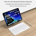 Mini Wireless Bluetooth Keyboard Compatible with iPad 9th 2021/ 8th