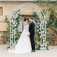 thumbnail image 4 of Arche de Mariage en Métal Robuste pour Jardin, Tonnelle, Support Floral Intérieur/extérieur, 4 of 12