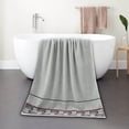 thumbnail image 3 of Large Bath Towel 28x55 Inches, 100% Cotton, Quick-Drying, Lightweight, Gym Travel, 1 Count, 3 of 7