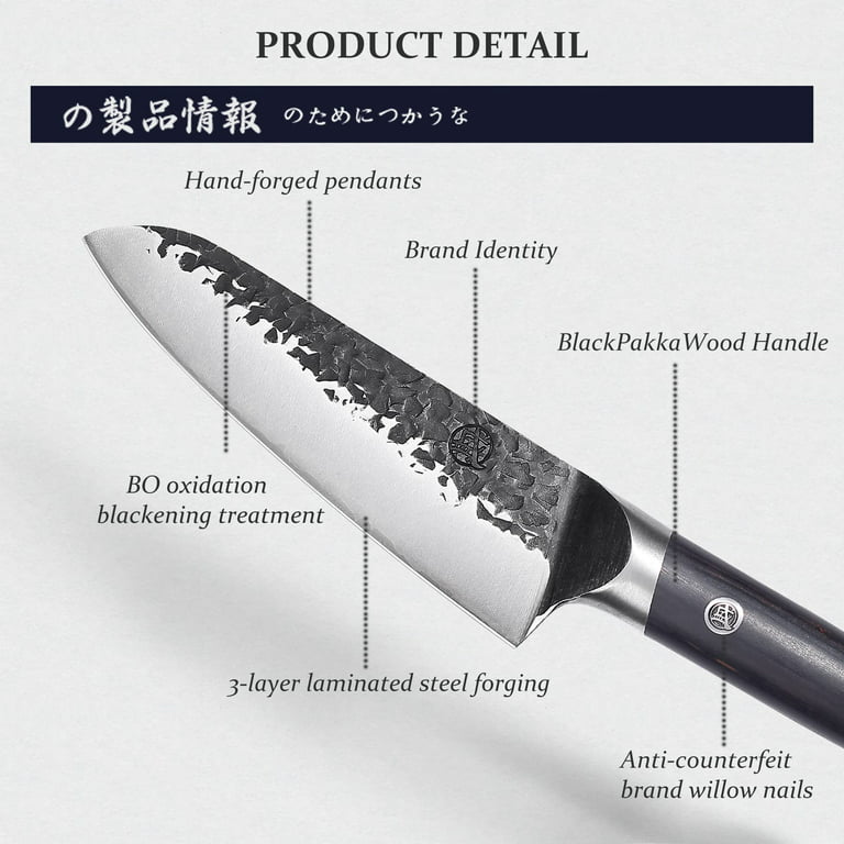 Stainless Steel Kitchen Knife With Cover Set Chef's Special - Temu