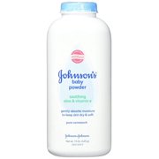 Johnson's Baby Powder, Naturally Derived Cornstarch with Aloe & Vitamin E for Delicate Skin, Hypoallergenic and Free of Parabens, Phthalates, and Dyes for Gentle Baby Skin Care, 15 oz