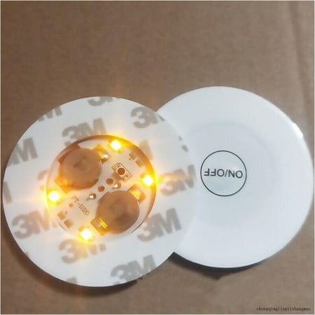 

5/10X LED Lights Cup Sticker Flash Luminous Bottle Cup Mat Coaster Bar Wine Mat