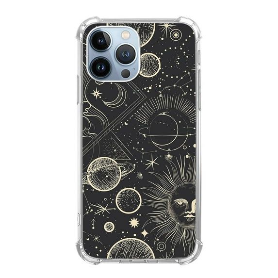 Vintage Zodiac Case Compatible with iPhone 11 Pro Max,Unique Art Design TPU Shock-proof Full Cover