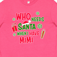 thumbnail image 4 of Inktastic Who Needs Santa When I Have MiMi Youth T-Shirt, 4 of 5