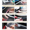 thumbnail image 5 of Car Front Bumper Protector, Random 98 Inch/2.5m Black Car Front Bumper Rubber Lip Splitter Body Spoiler Chin Lip Skirt Protector with 3M Tape, 5 of 5