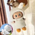 thumbnail image 4 of Monster 17cm Labubu Doll Only Little Clothes ﻿Fashion Hoodies Cute Accessories Are Replaceable Cute Clothes Color Doll Ornaments, 4 of 5