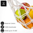 thumbnail image 4 of Handwoven Veggie Banana Hammock, Space Saving Hanging Storage For Kitchen And Home Decor, 4 of 6