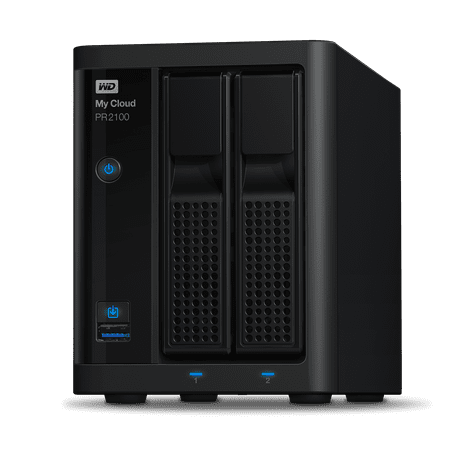 UPC: 0718037850474 | WD 20TB My Cloud Pro Series PR2100  2-Bay Network Attached Storage – WDBBCL0200JBK-NESN