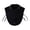Black, variant on Women's Detachable Round False Collar, Openwork Design with Pearl Bead Embellishment, Inner Layering Piece for a Subtle and Stylish Neckline Detail-Black