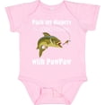 thumbnail image 3 of Inktastic Pack My Diapers I'm Going Fishing with Pawpaw (white) Boys or Girls Baby Bodysuit, 3 of 5