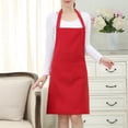 thumbnail image 2 of Oil-Resistant Solid Color Protective Apron for Home and Restaurant Kitchen Cooking, 2 of 6