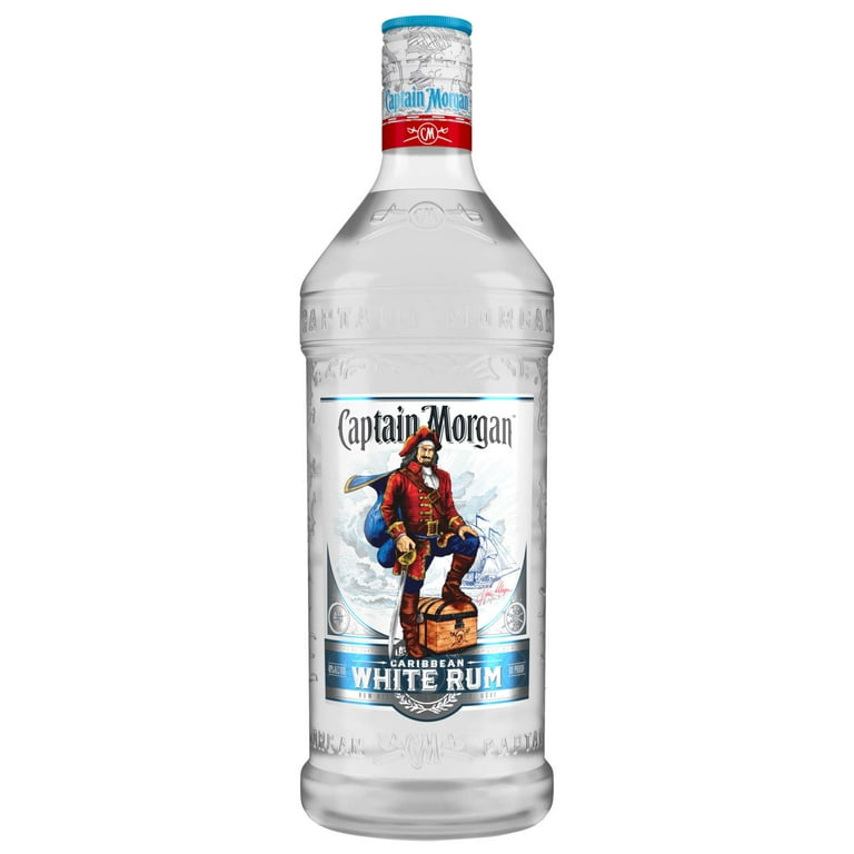 Captain Morgan White Rum, 1.75 L PET Bottle