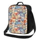 thumbnail image 1 of Fotbe Set Of Travel Vintage Lonchera Bolsa de Almuerzo para Hombres y Mujeres, Lonchera de Gran Capacidad, Bolsa de Almuerzo Reutilizable, Bolsa Térmica Aislante, 1 of 7