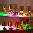 thumbnail image 3 of Golden Man Table Lamp | Fun Table Lamp Night Light Thinkers Lamp Art Decor | Decorative Sculpture Home Ornament Table Lamp, 3 of 7