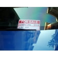 thumbnail image 5 of Haobase 10 Pcs Car for Sale Sign Sticker - 25 cm x 15 cm - Self Adhesive Vinyl, 5 of 5