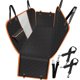 thumbnail image 1 of Protector de la cubierta del asiento del automóvil para perros con cubiertas laterales para evitar que el perro se raye con ventana de malla G y bolsa de almacenamiento Cubierta del asiento para mascotas para el asiento trasero del automóvil / SUV / camión con cinturón de seguridad para perros Ormromra LRWJ047-1, 1 of 7