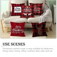 thumbnail image 4 of Cateissary Funda de almohada de Navidad Festival Decoración de vacaciones Funda de almohada Hotel Oficina Cama Coche Sala de estar Funda de Kits de decoración para fiestas tipo 4, 4 of 6