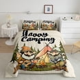 thumbnail image 2 of YST 7-Pcs Rustic Camping Kids Bedding Set, Twin Size, Cartoon Gnomes, 2 of 5