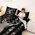 thumbnail image 3 of Manfei Camo Green Us Flag Bed Sheets,Hunting Deer Moose Full Size Sheets,4 Pieces,1 Flat Sheet, 1 Fitted Sheet and 2 Pillowcases, 3 of 6