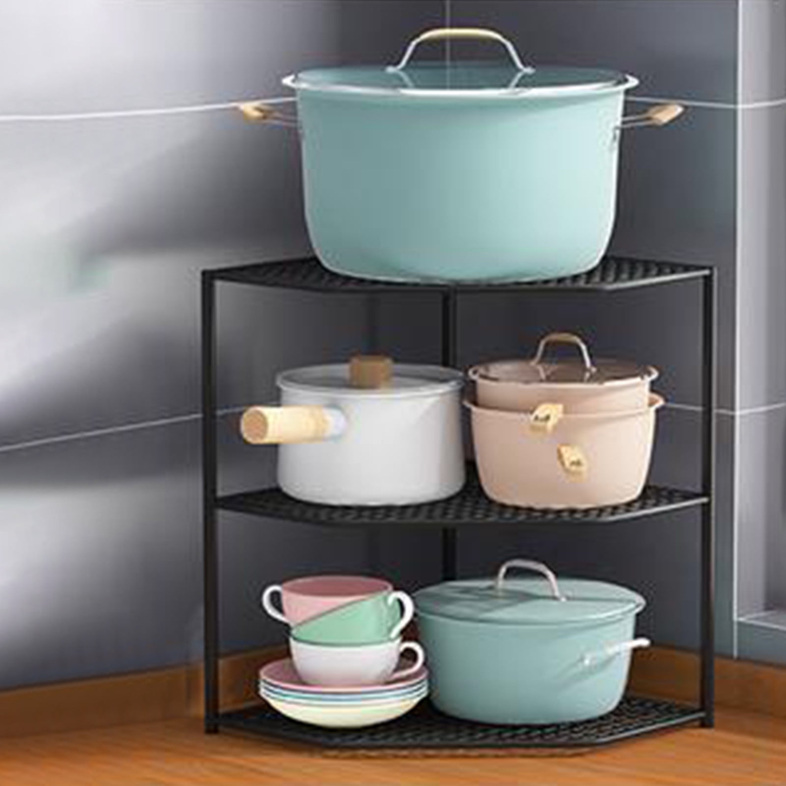 Lot De 2 Organiseurs Sous évier Et Rangement Avec Tiroir Coulissant, étagère à 2 Niveaux Sous