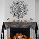 thumbnail image 1 of Fiudx Mantel de Encaje de Telaraña para Halloween, Decoración de Fiesta Misteriosa, Cubierta para Repisa de Chimenea, Manteles Grandes y Pequeños, Decoraciones de Halloween Diy, Negro, 46 X 244 Cm y, 1 of 7
