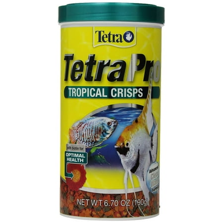 Tetra TetraPro Tropical Fish Food Crisps, 6.71 oz