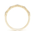 thumbnail image 2 of ANGARA Natural Bezel & Diamond Wedding Band in 14K Yellow Gold for Women (Size-1.3mm| Color-I-J| Clarity-I1-I2) | April Birthstone, Anniversary, Jewelry Gift for Women | Natural Diamond Ring, 2 of 9