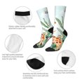 thumbnail image 3 of Xecao Animals-1 Pattern Sport Socks for Women and Men Crew Socks Sporty Calf Socks Casual Socks, 3 of 6